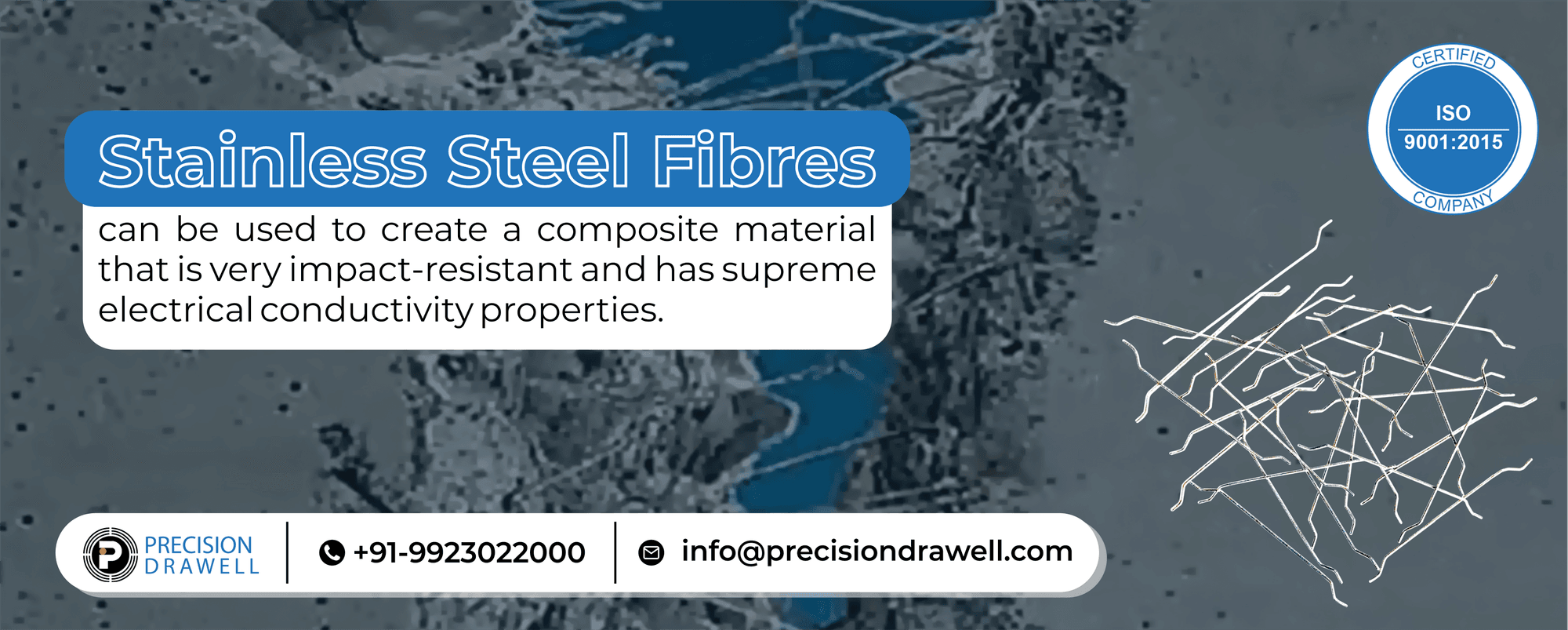 Stainless steel fibre-reinforced composites