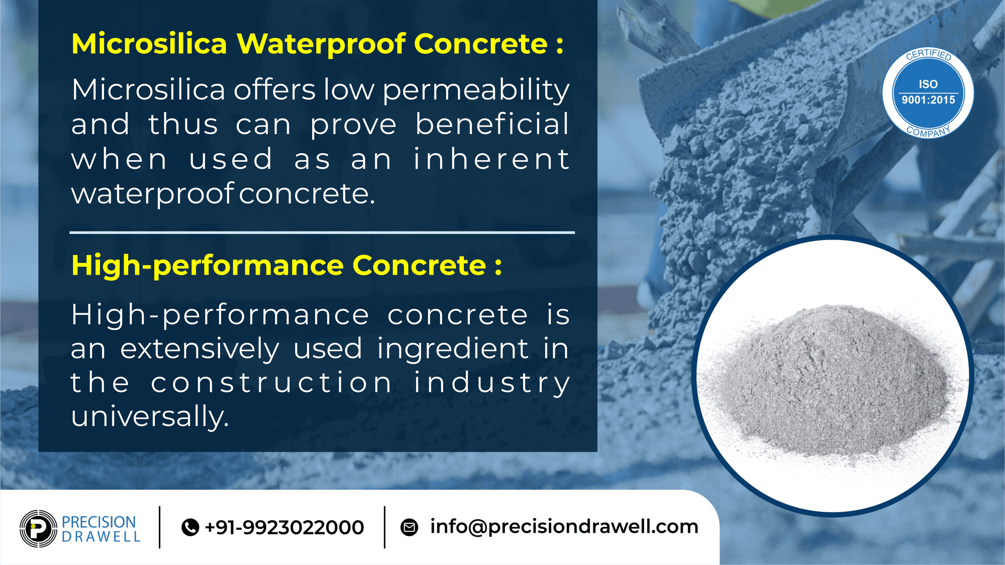 Microsilica as a Concrete Additive